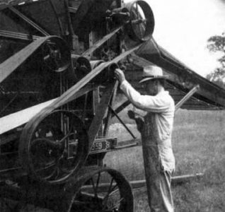 Threshing with An Indiana Special Image
